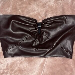 Zara Black Strapless Top